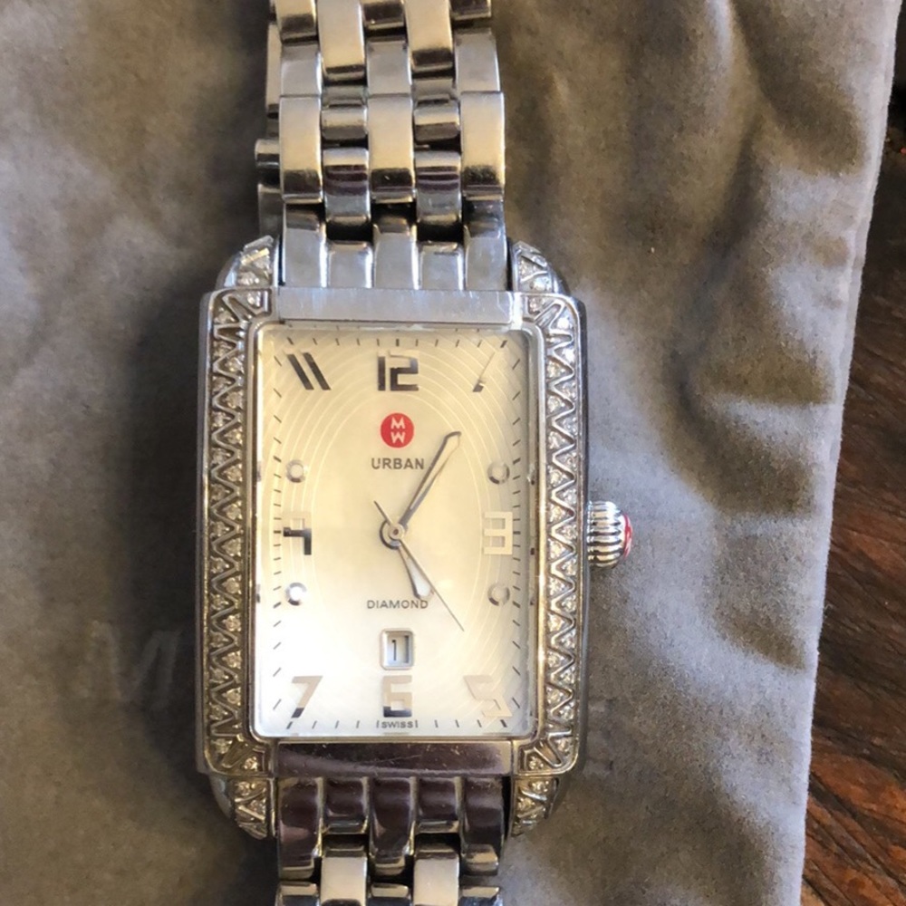 Michele urban diamond watch